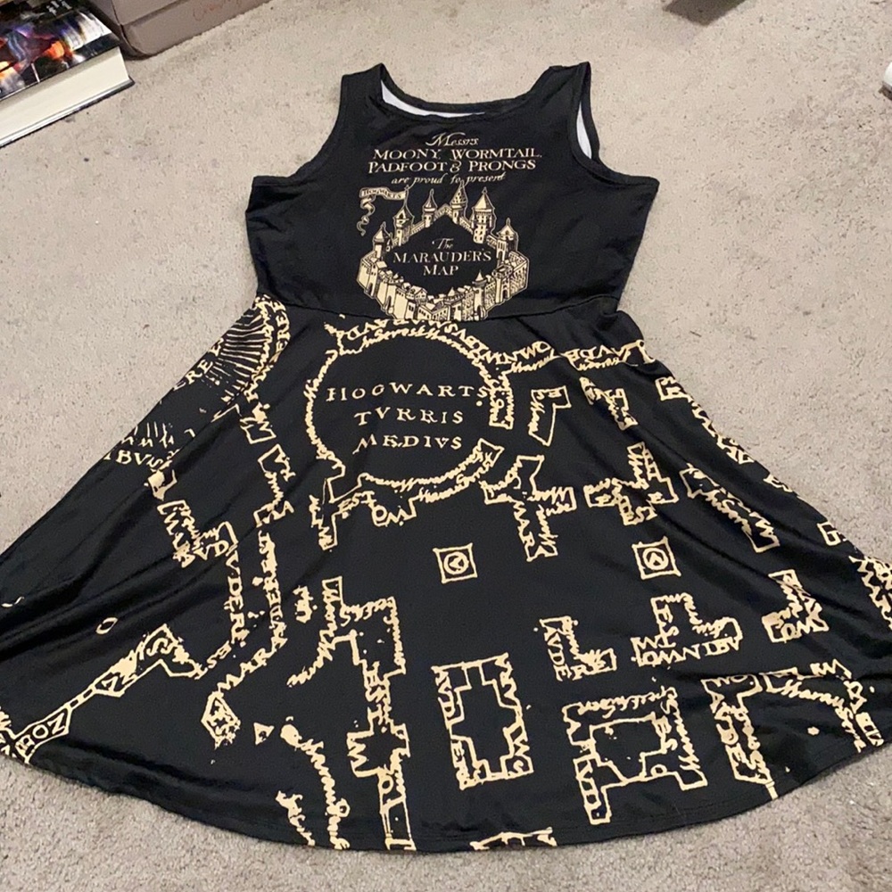 Harry Potter Marauder’s Map Dress